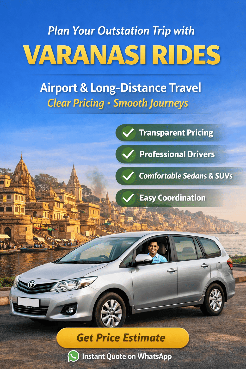 Varanasi Rides - Plan Your Outstation Journey